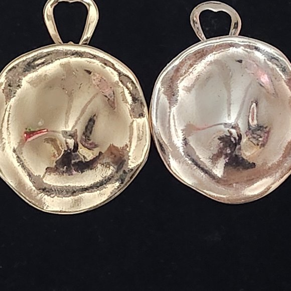 JJG Silver Tone Clip On Earrrings - Picture 6 of 9